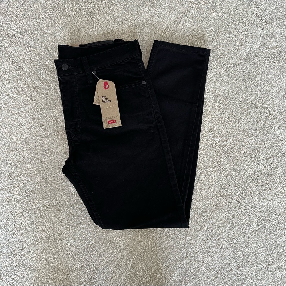 Levi's Men’s Slim Tapered Black Jeans